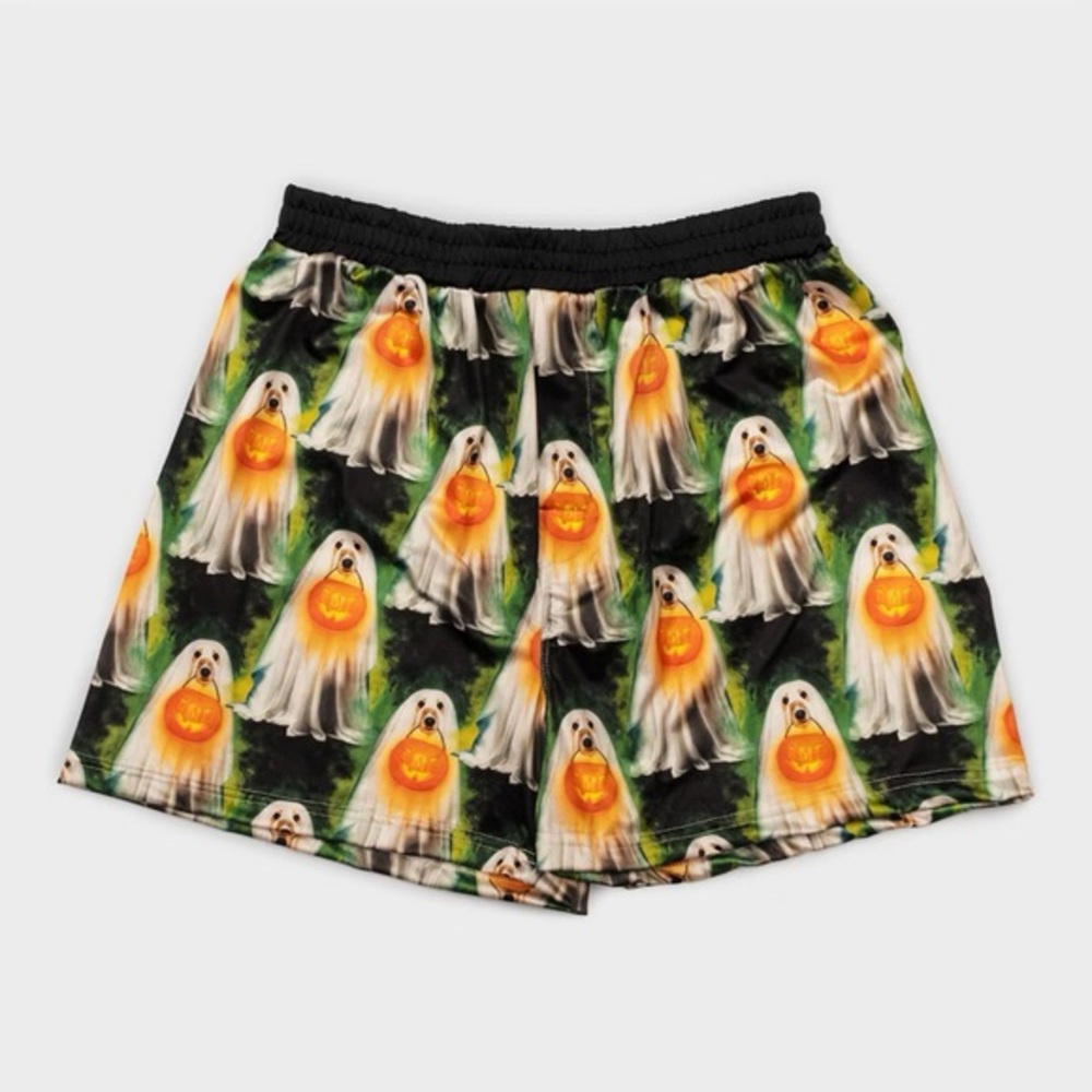Men's nwt Special Thanks Halloween Ghost Dog Boxer Briefs - Small